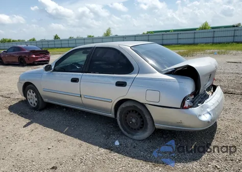 2002 Nissan Sentra Xe z USA, uszkodzony, nr VIN 3N1CB51D02L588786